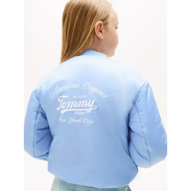 REVERSIBLE VARSITY B, C14 Cloudy Blue/Light Pink