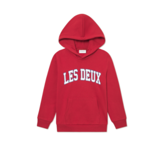 Les Deux Aidan Hoodie  632 Scarlet Sage