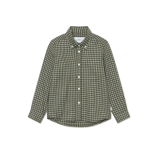 Les Deux Konrad Check Flannel Shirt  815 Light Sand