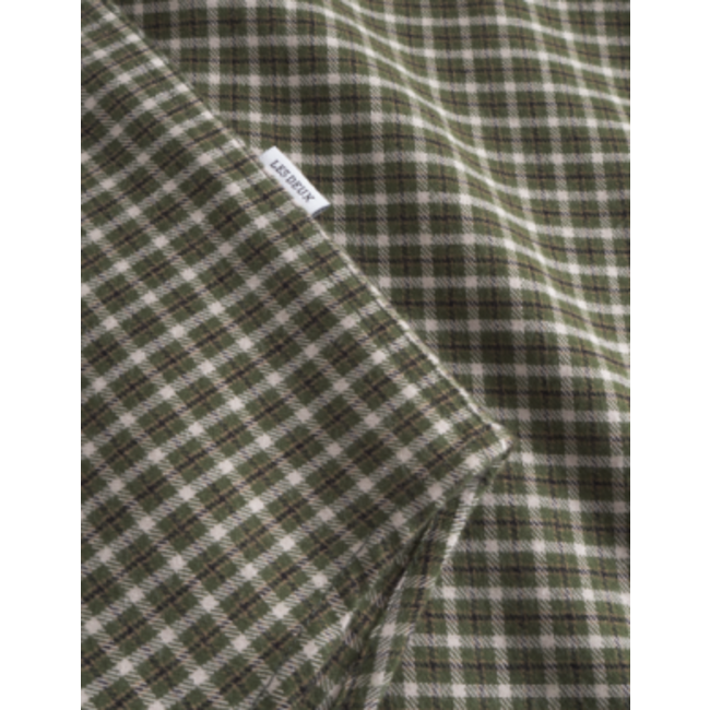 Konrad Check Flannel Shirt  815 Light Sand