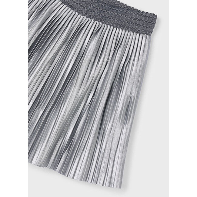 Pleated skirt                 36 Silver