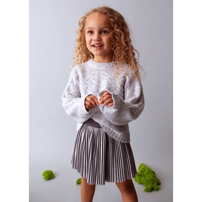 Pleated skirt                 36 Silver