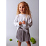 Pleated skirt                 36 Silver