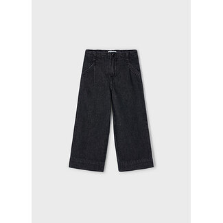 Mayoral Wide leg denim pants          84 Black