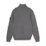 Knitwear Zip Collar  Grey 1804 Poppy Seed