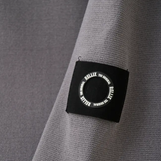 Knitwear Zip Collar  Grey 1804 Poppy Seed