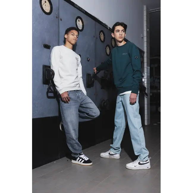 Sweater Rellix Badge  Green 9330 Sea Moss