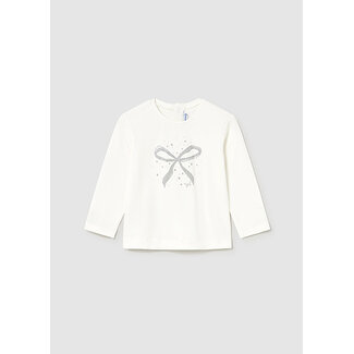 Mayoral L/s basic t-shirt             65 Cream