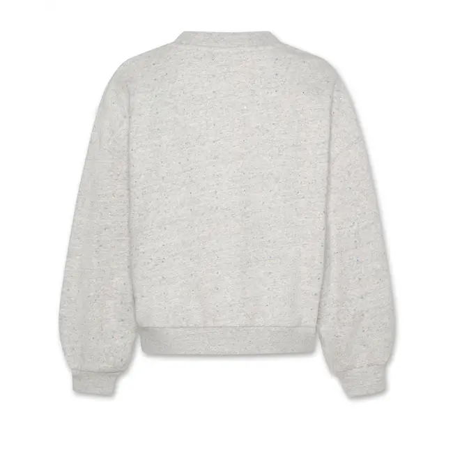 violeta sweater strass 000985 - heather grey