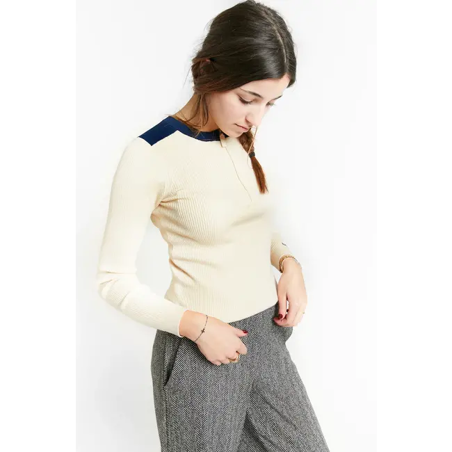 PULLOVER TOGETHER OFF WHITE