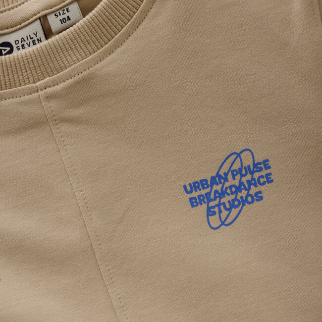 T-shirt Print Sand 2227 Latte Sand