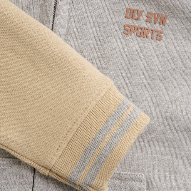 Hoodie Zipperjacket Grey 1220 Medium Grey Melange