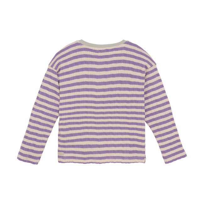 T-shirt Longsleeve Stripe Purple 6817 Daybreak