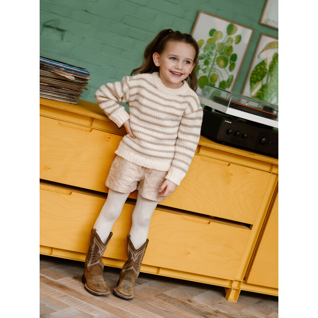 Fancy Paperbag Short Sand 2227 Latte Sand