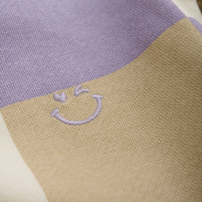 Sweater Check Purple 6817 Daybreak