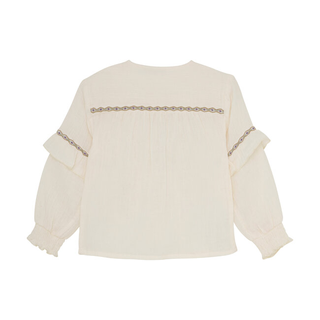 Shirt Longsleeve Ruffle White 1700 Off White