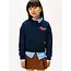 TOMMY FLOCK SWEATSHI, C1G Dark Night Navy
