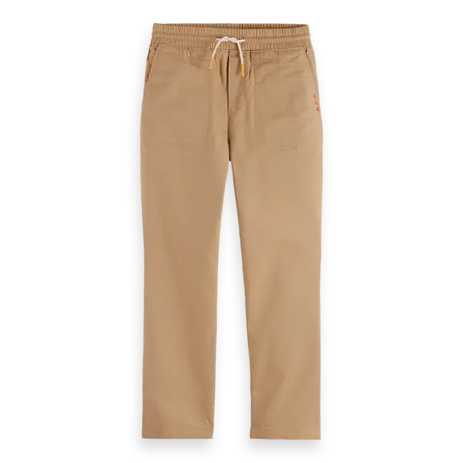 Relaxed-fit twill worker jogger 260 Medium Beige Tannin