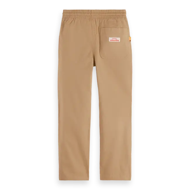 Relaxed-fit twill worker jogger 260 Medium Beige Tannin