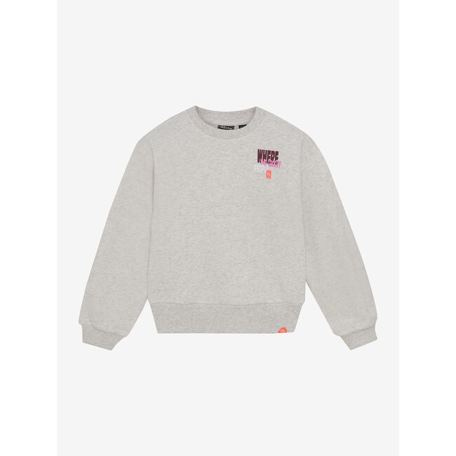 Sweater Melange White 1103 Cloud