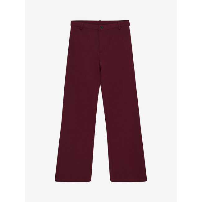 Pants Wide Leg  Burgundy 4550 Red Plum