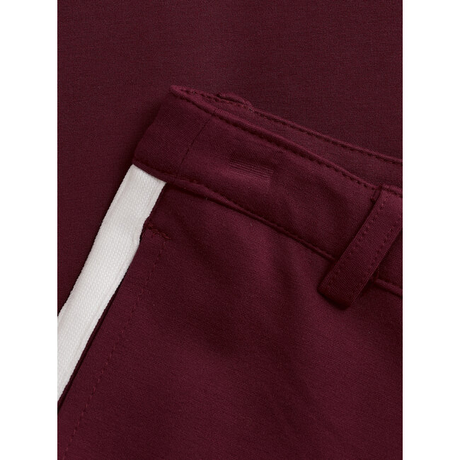 Pants Wide Leg  Burgundy 4550 Red Plum