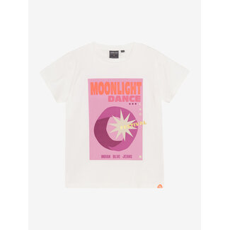 Indian Blue Jeans T-shirt Moonlight  White 1103 Cloud