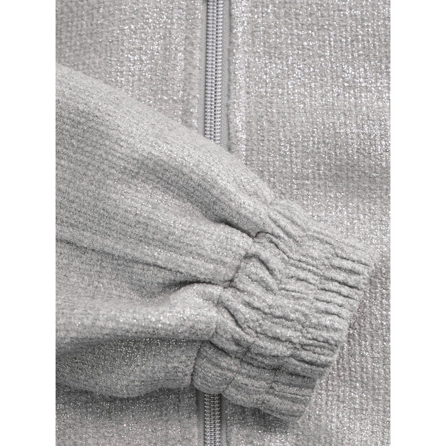 Tweed Bomber  Grey 1120 Silver