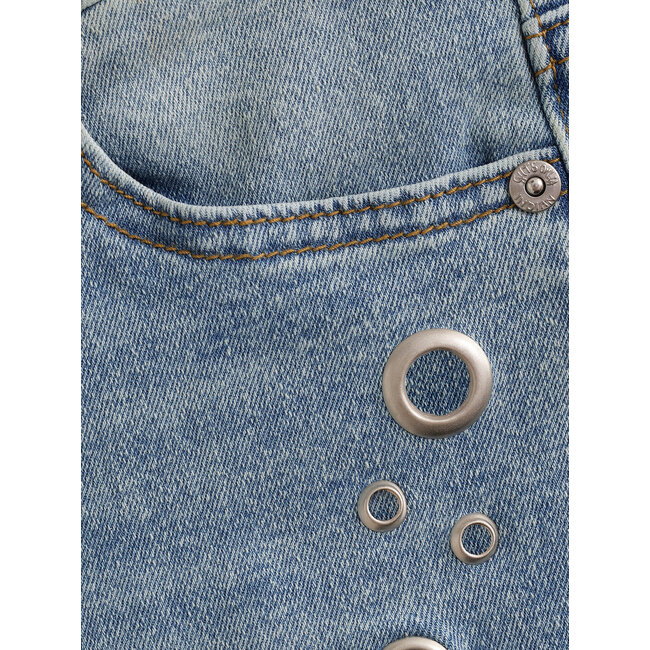 Wide Fit Eyelets Blue 7151 Medium Denim
