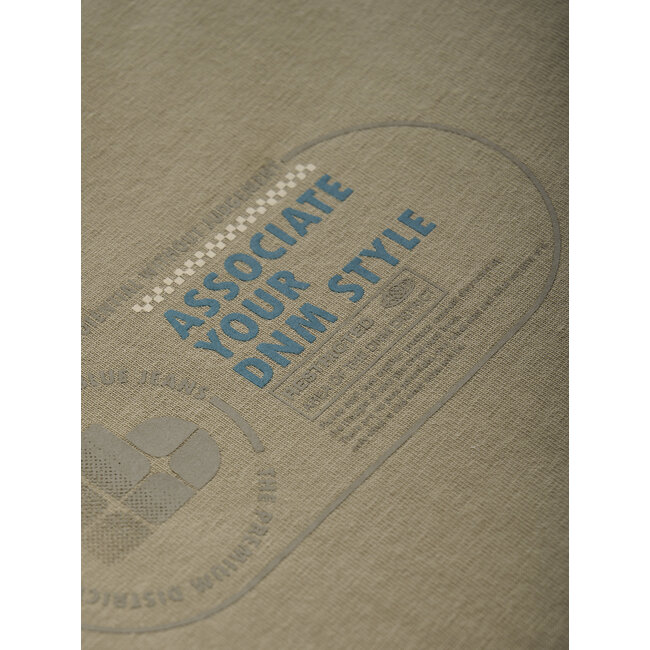 T-Shirt DNM Style  Brown 1909 Timber Wolf