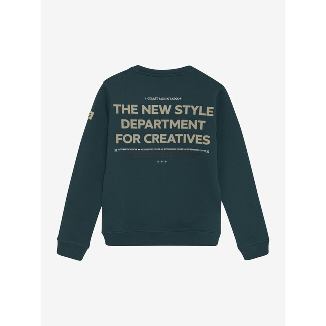 Loose fit Sweat Backprint Green 9523 Gulf Coast