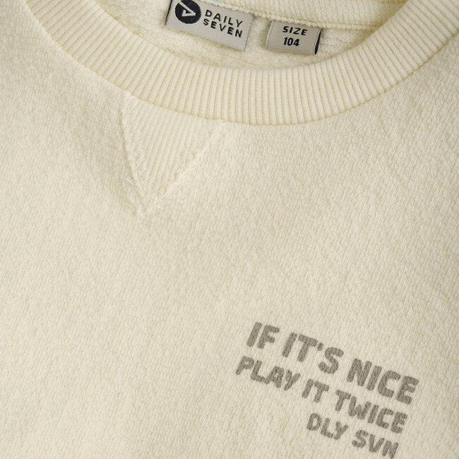 T-shirt Longsleeve Backprint White 1700 Off White