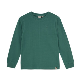 DAILY7 T-shirt Longsleeve Logo Blue 9030 Blue Spruce