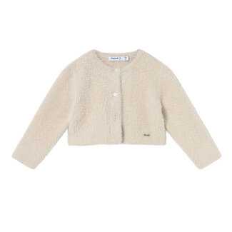 Mayoral Furry cardigan                62 Sand