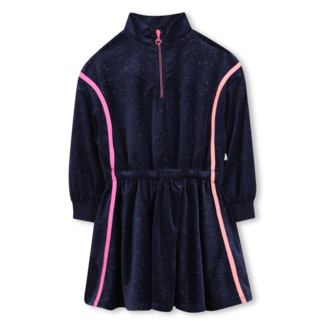 BILLIEBLUSH ROBE MAILLE JURK MARINE
