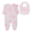 ENSEMBLE TEXTIL SET PYJAMA+SLABBETJE LICHT ROZE