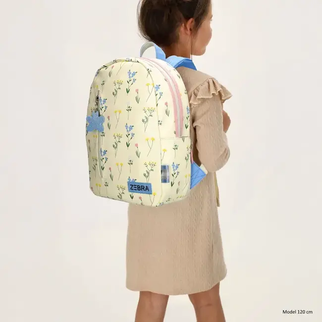 Zebra Trends Saar Rugzak 1267 Crème bloemen