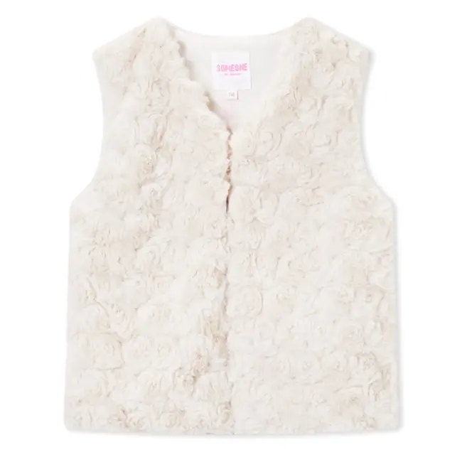 Gilet no sleeves NEL-SG-13-E DRE DARK ECRU