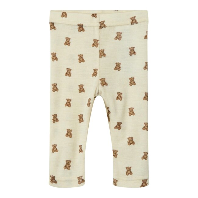 NBNNalu Slim Wo/Mo Legging Turtledove melange