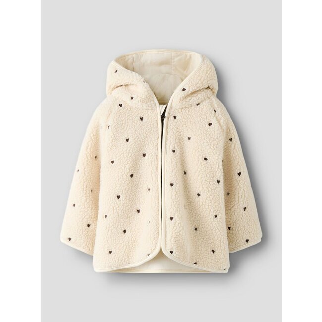 NBNNalo Loose Jacket Turtledove/Hearts