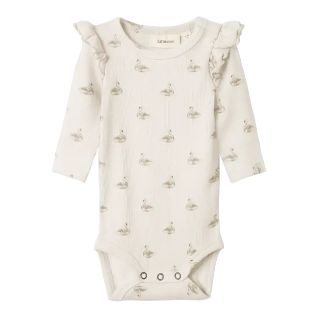 NBFGavo Eko Ls Slim Body Pastel Parchmen/Swan