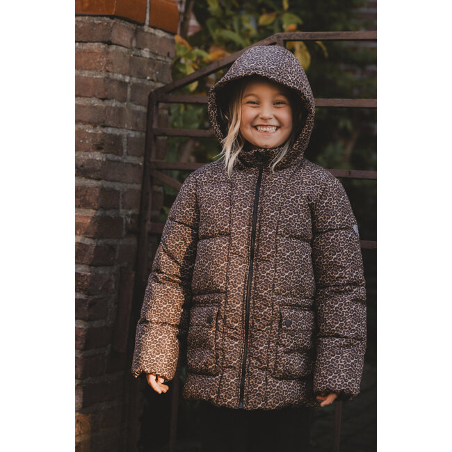 Little fake down outerwear jacket 925 panther AO