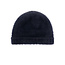 Little hairy knit hat 190 navy