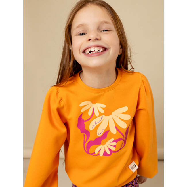 2531-7320-531 Little sporty scuba sweat sweater 531 Bright orange