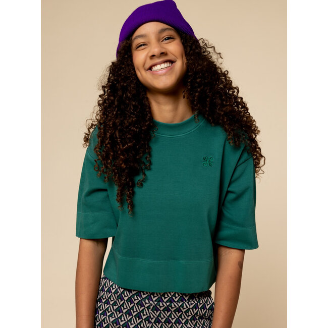 2531-5405-302 10Sixteen interlock garment dye T-sh 302 Clover green