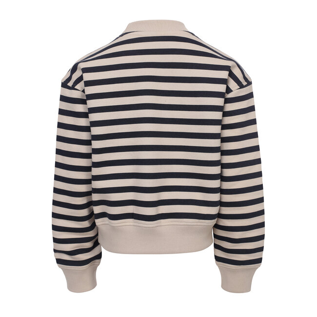 2531-5315-158 10Sixteen Sweater 158 Marine Stripe