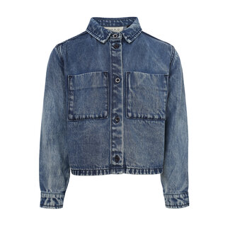 Looxs 10Sixteen 2531-5145-165 10Sixteen Denim Blouse 165 Jeans Blue