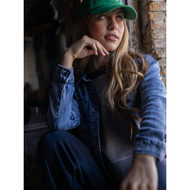 2531-5145-165 10Sixteen Denim Blouse 165 Jeans Blue