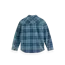 Denim washed checked overshirt 410 Navy Indigo Check