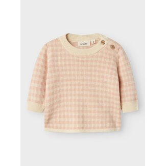 Lil'Atelier NBFNadie LS Loose Knit Cameo Rose